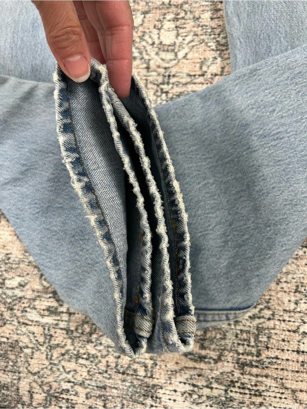 Vintage 1994 Levi’s 501 Jeans Made in USA Button Fly Light Wash Straight Leg 36